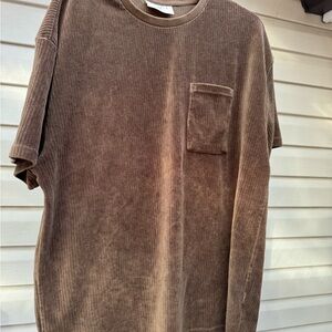 YoungLA brown corduroy Collection shirt